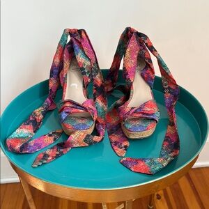Colorful Women's Platform Sandals